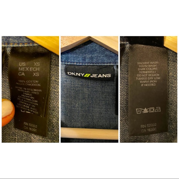 DKNY Jeans ⚡️Indigo Denim Jacket ⚡️ Size XS - Picture 4 of 4